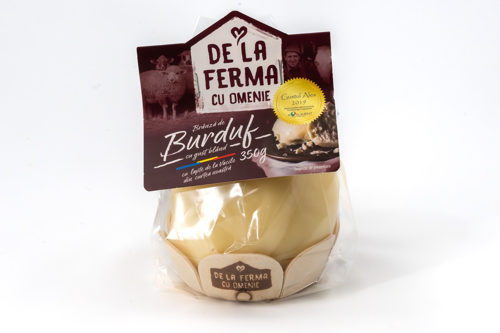 Branza de Burduf cu gust bland 350 g